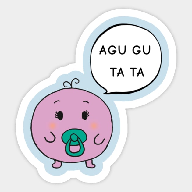 Baby Xici Sticker by TheSubatomicP